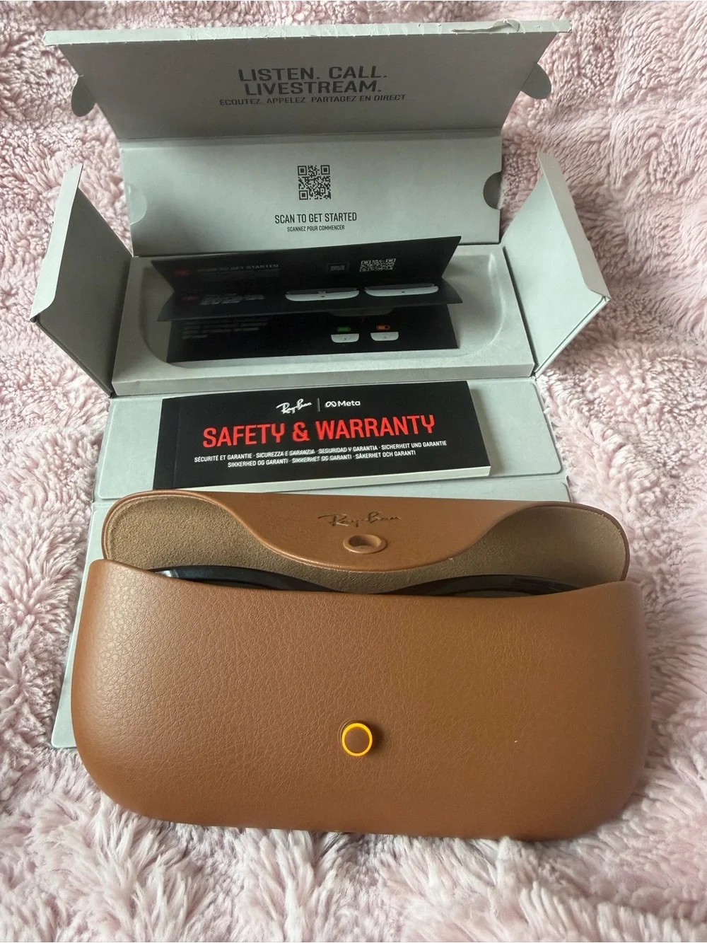 Ray-Ban Meta Wayfarer Smart Glasses RW4006 Black G-15 Green